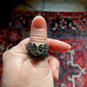 Owl Ring (size 10/10.5)